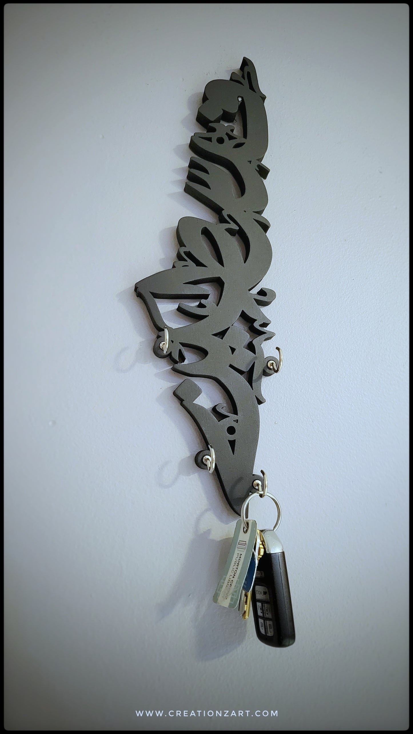 Palestine Map Design Key holder