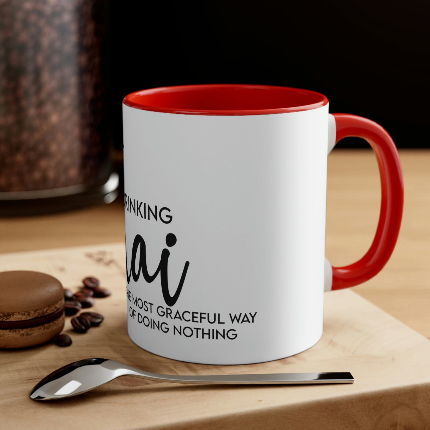 Drinking Chai Mug, 11oz
