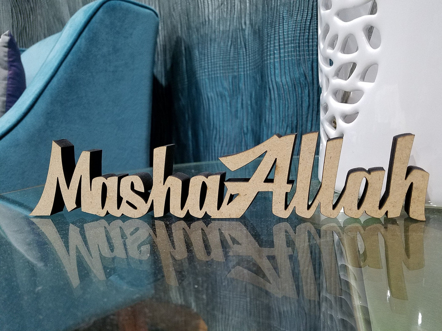 MashaAllah Table top art English