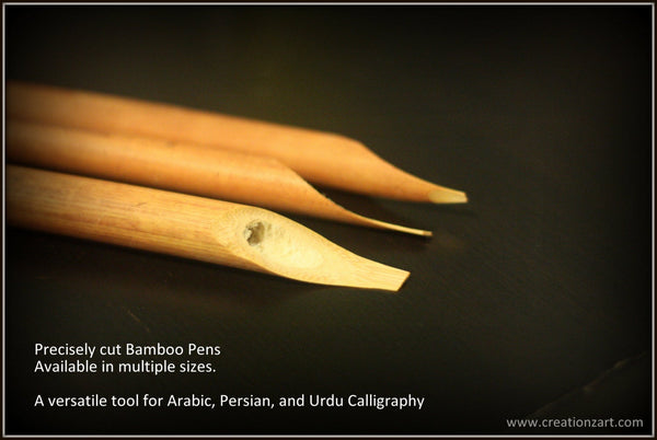 Set of 3 Bamboo Calligraphy pens
