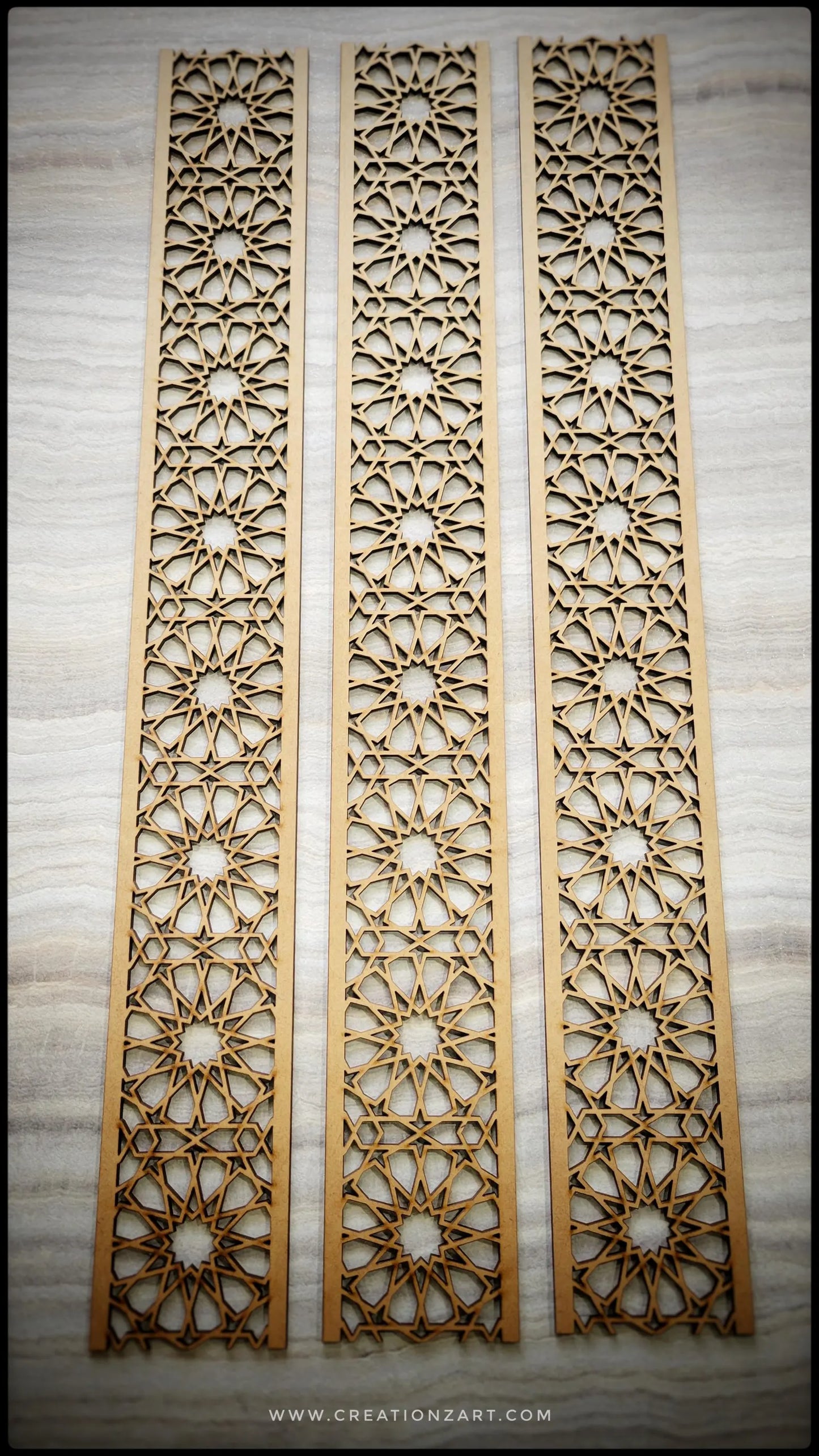 Moroccan Wall Trim Panel - Seamless trim wall panels - Chair Rail - Wainscotting - Accent wall