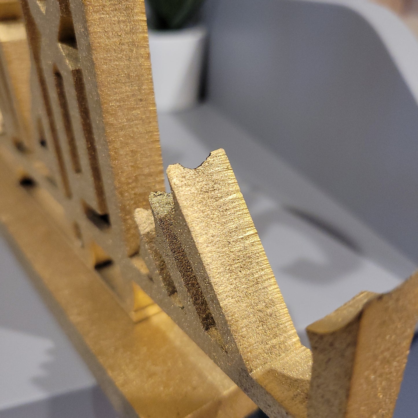 CLEARANCE: Bismillah Kufic Table top - Minor damage in the back