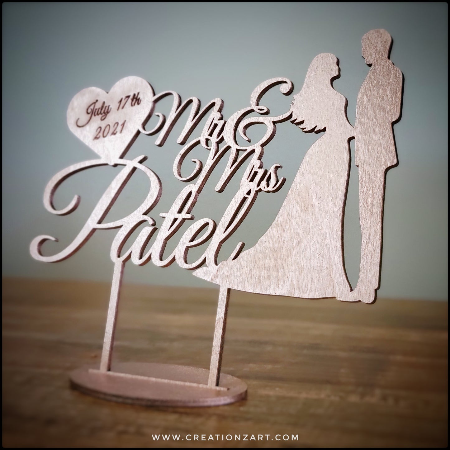 Custom Wedding Cake topper