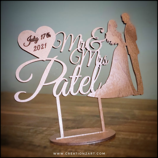 Custom Wedding Cake topper