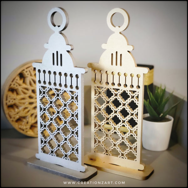 Two in one Moroccan Lantern art