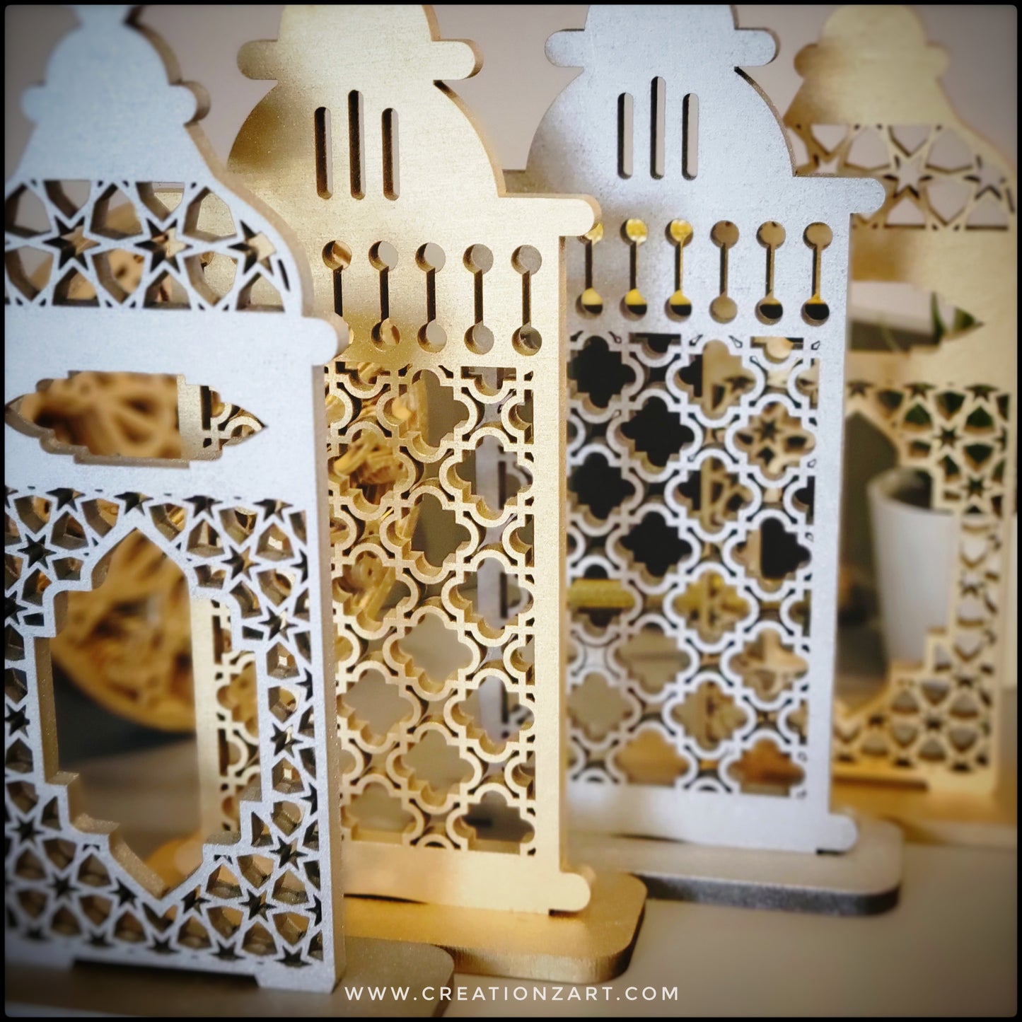 Two in one Moroccan Lantern art