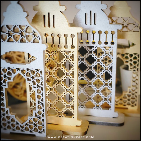 Two in one Moroccan Lantern art