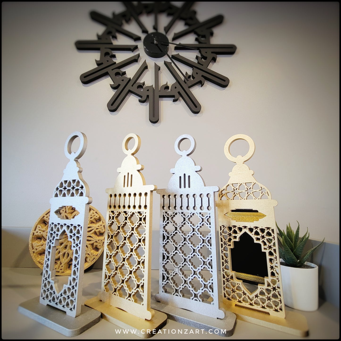 Two in one Moroccan Lantern art