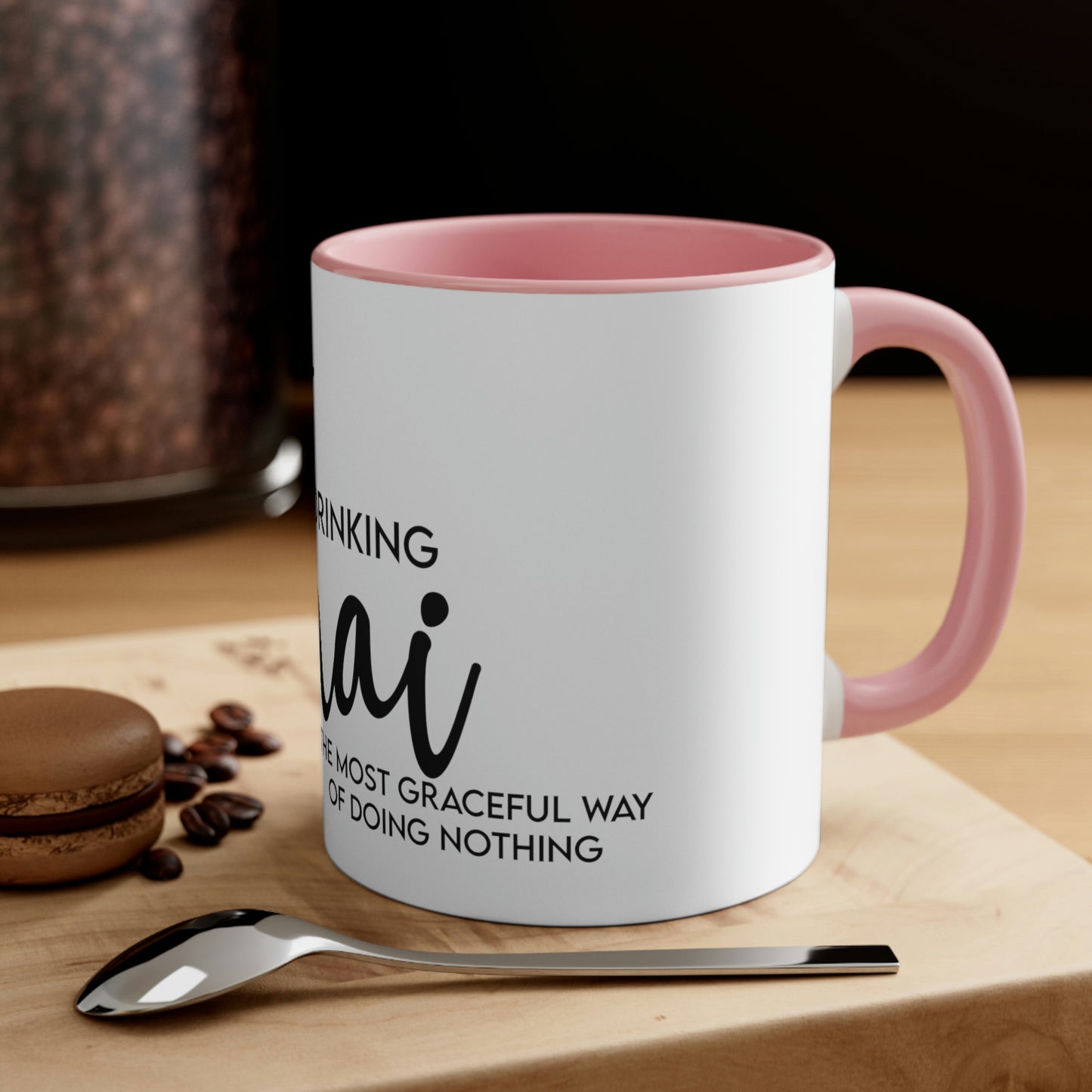 Drinking Chai Mug, 11oz