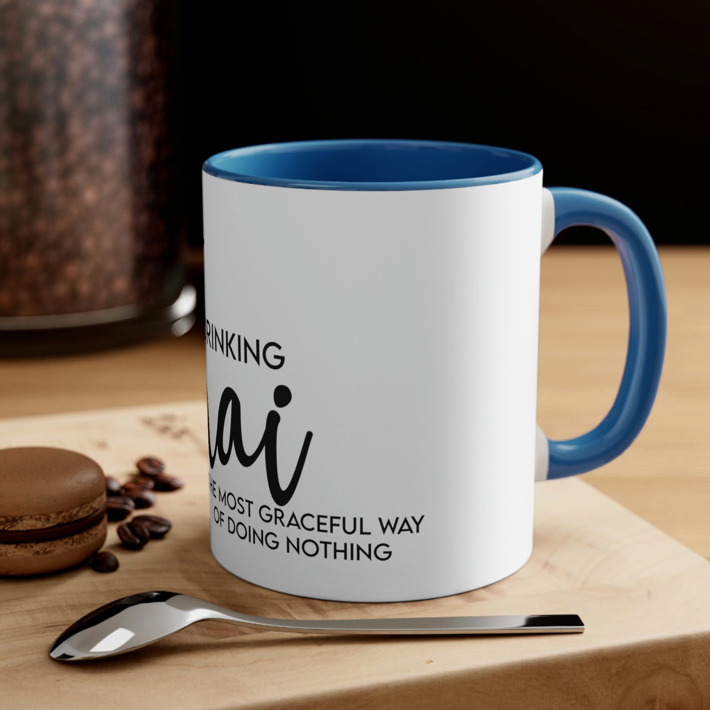 Drinking Chai Mug, 11oz