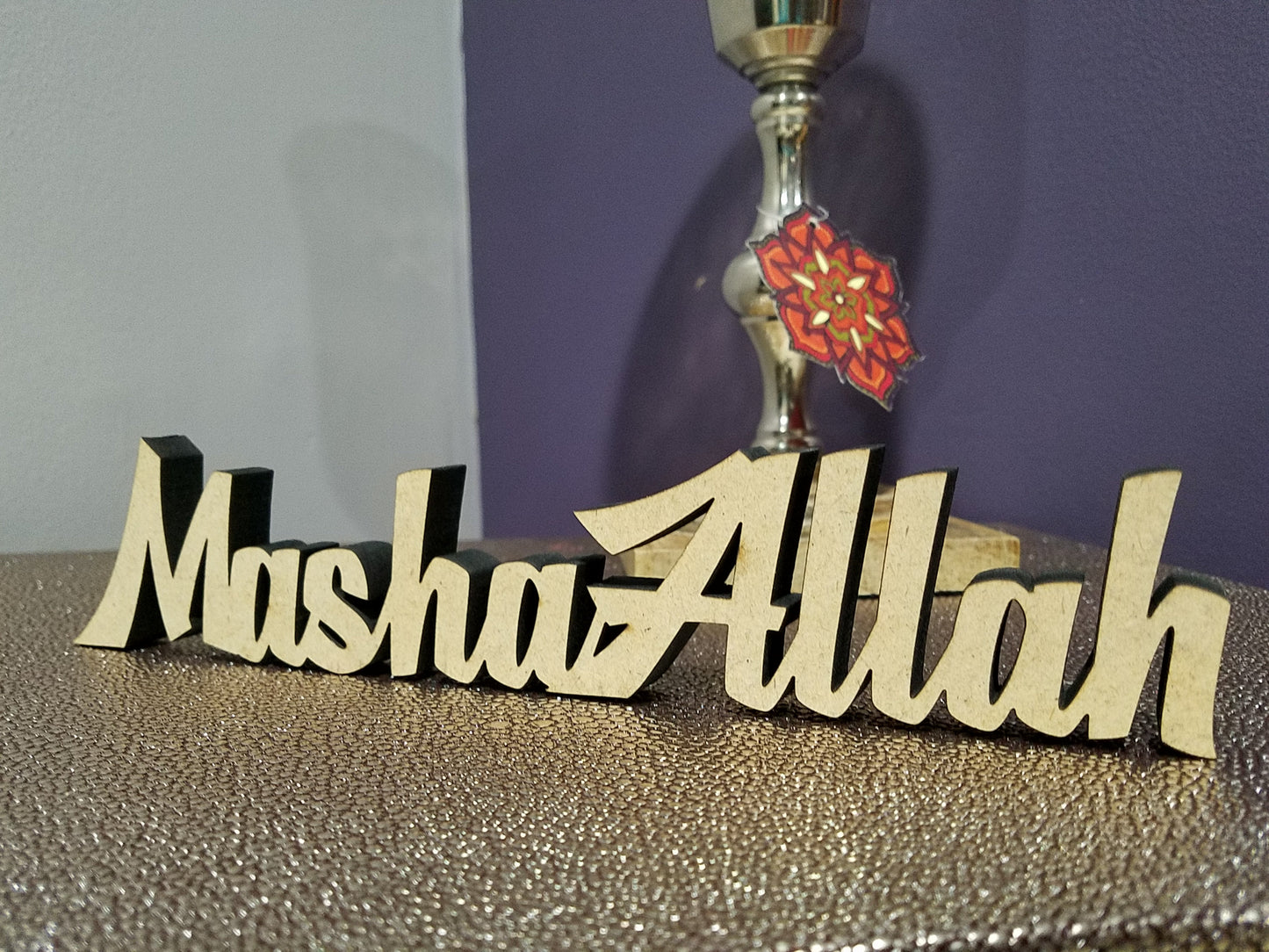 MashaAllah Table top art English