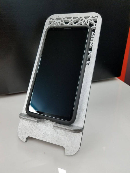 Contemporary phone holder for desktop - ideal for gifts or personal use