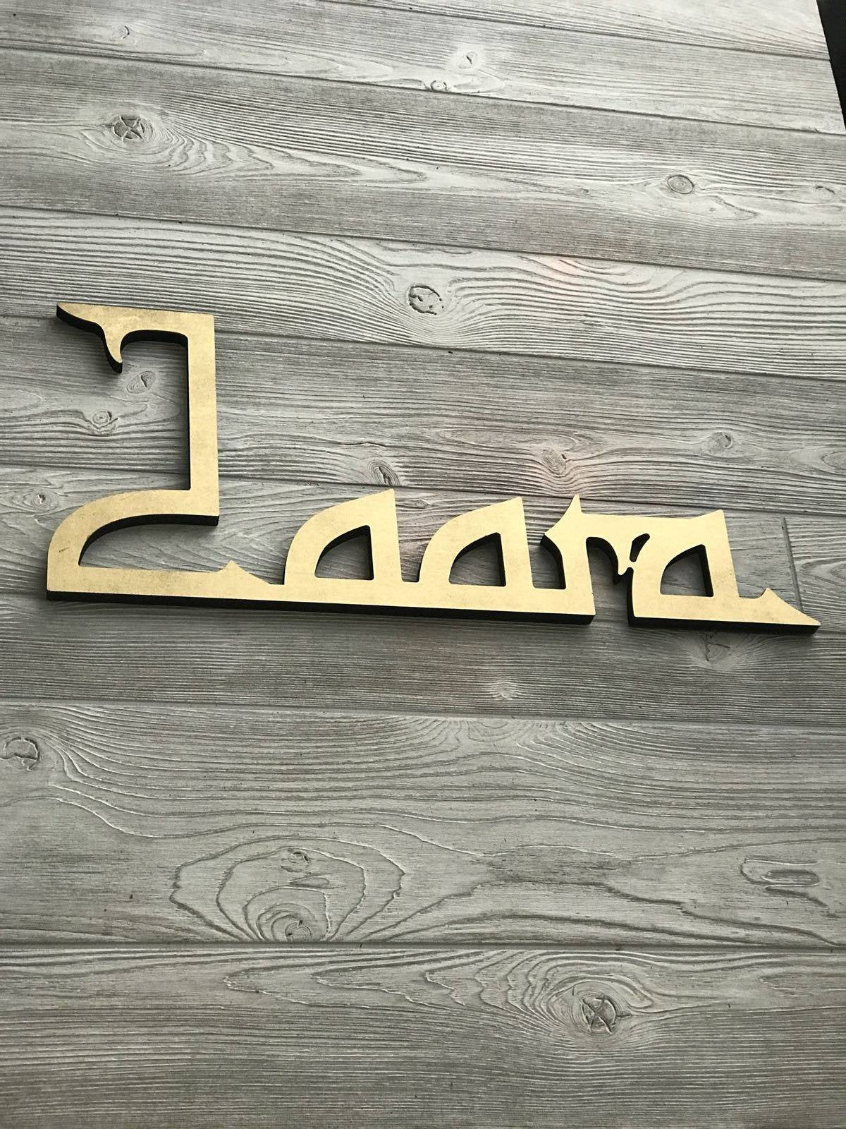 Custom kids artwork - Kufic style - Nursery wall art - new born, baby shower gift