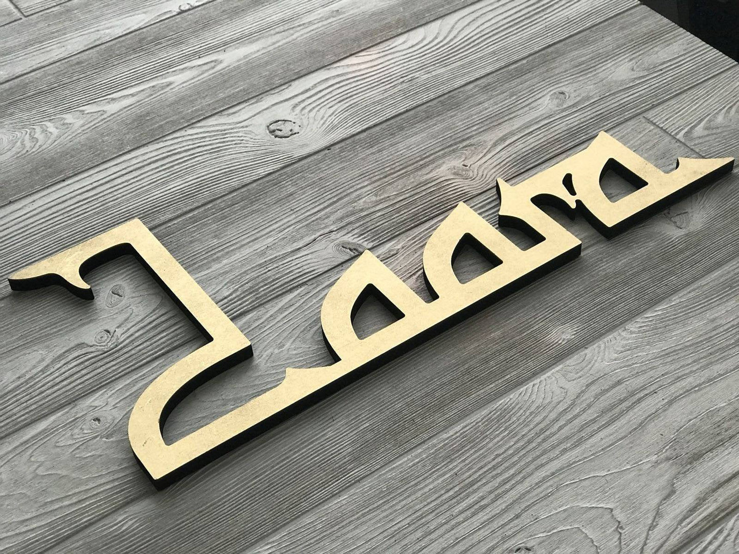 Custom kids artwork - Kufic style - Nursery wall art - new born, baby shower gift