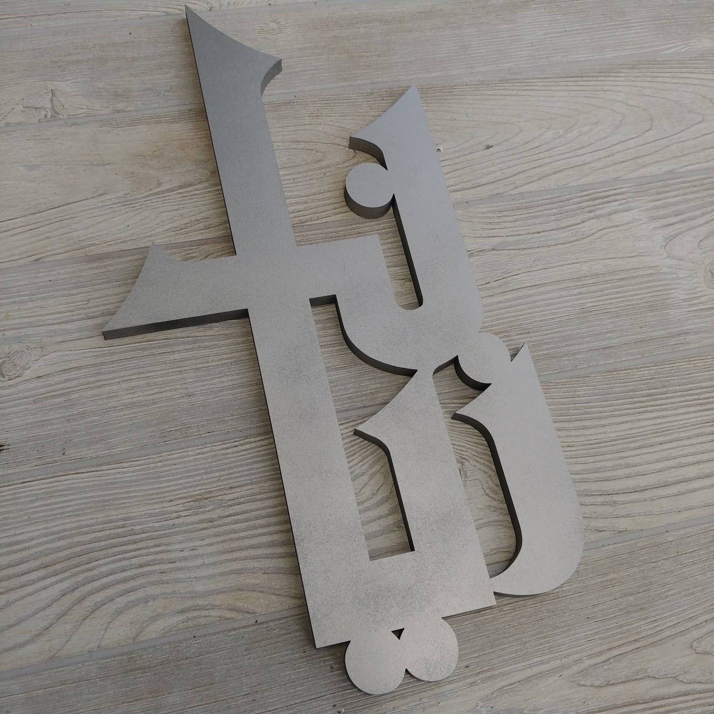 Custom kids artwork - Arabic modern Kufic  style Calligraphy- Nursery wall art - new born, baby shower gift