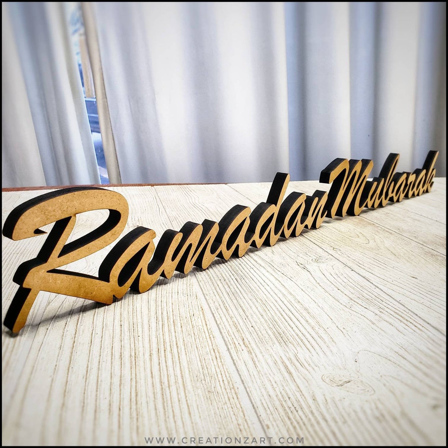 Combo Ramadan/Eid Mubarak Table top art