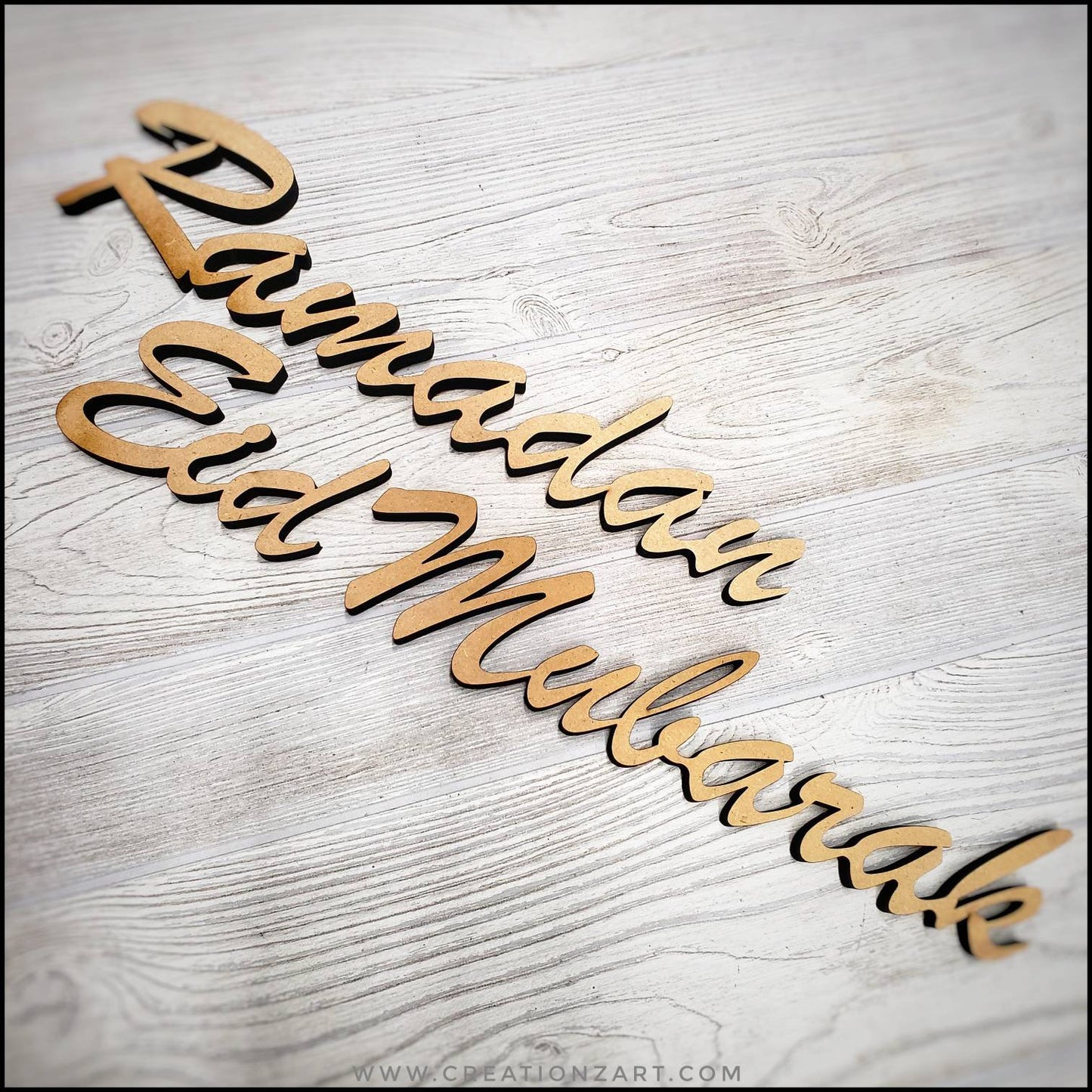 Combo Ramadan/Eid Mubarak Table top art