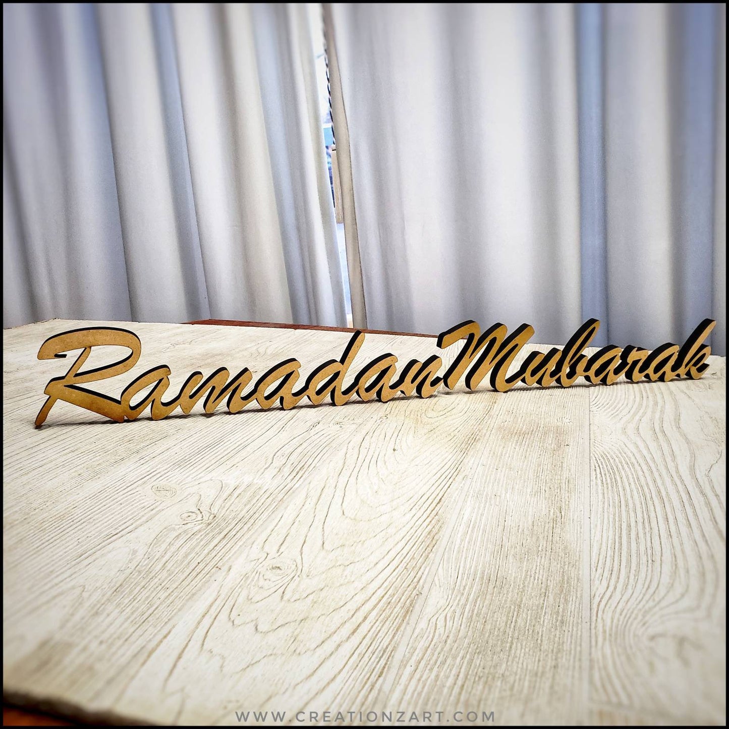 Combo Ramadan/Eid Mubarak Table top art