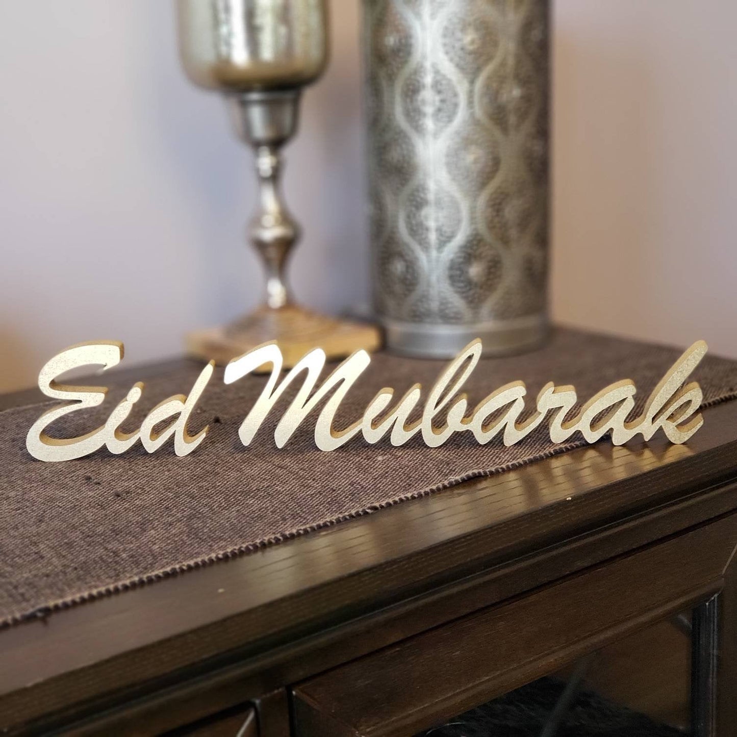Combo Ramadan/Eid Mubarak Table top art