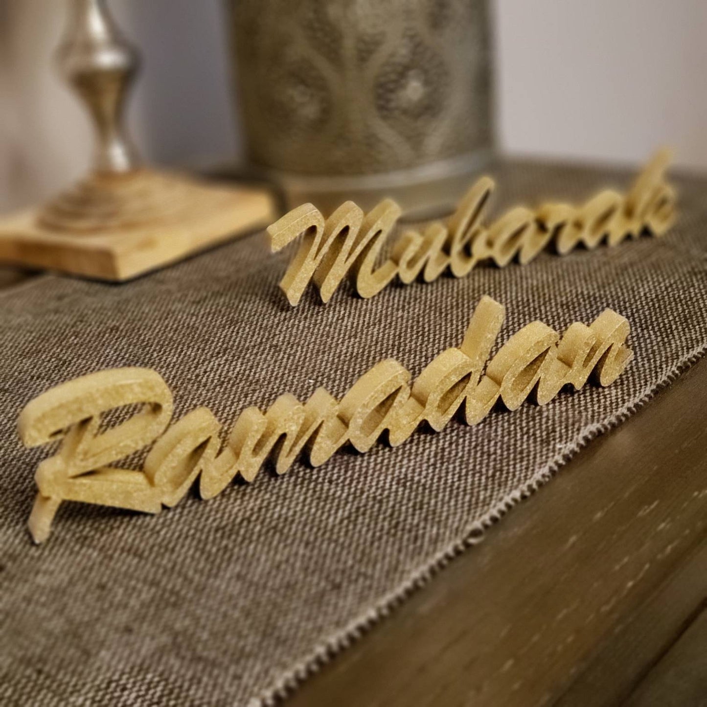 Combo Ramadan/Eid Mubarak Table top art