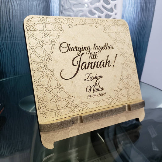 Dual custom phone holder for couples