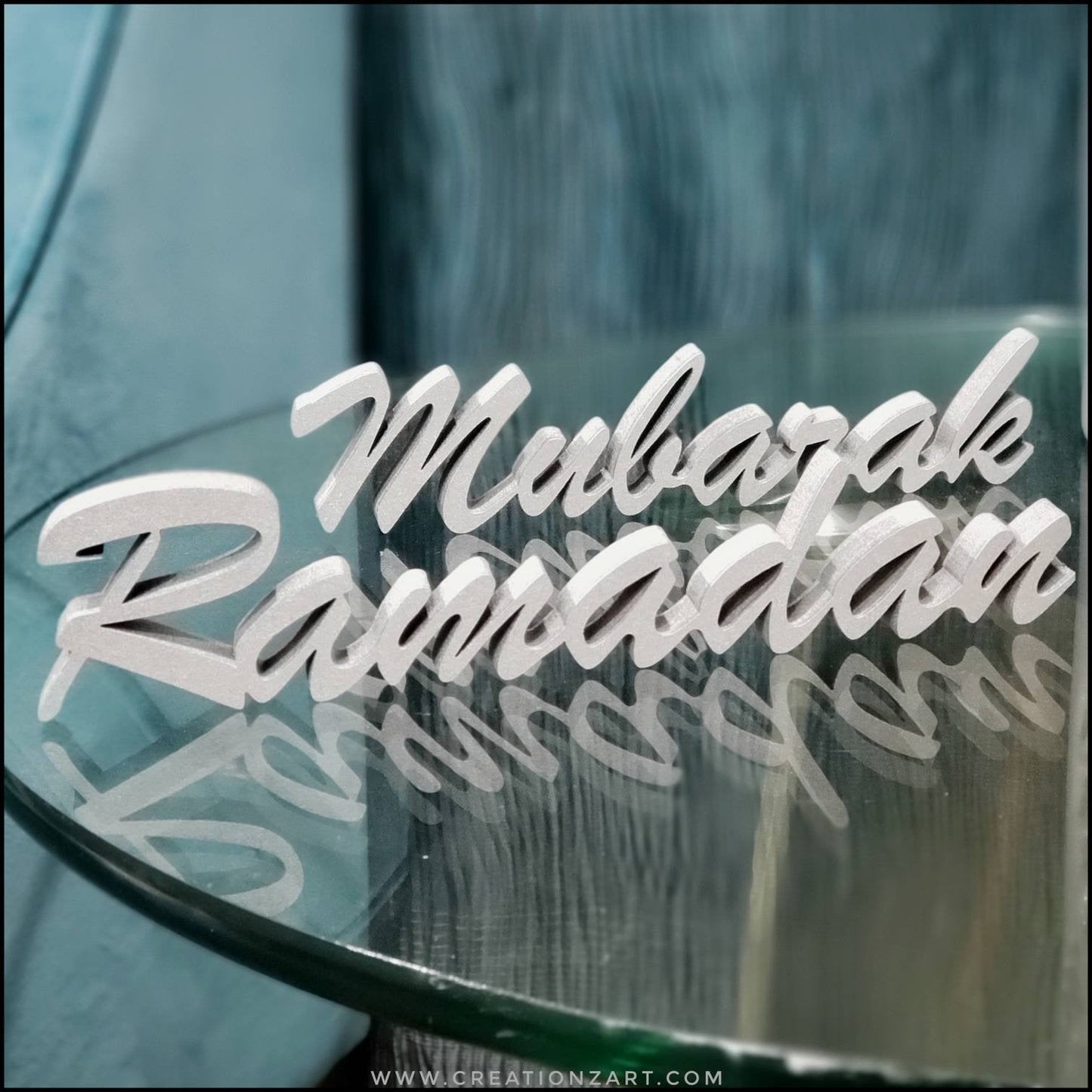 Combo Ramadan/Eid Mubarak Table top art
