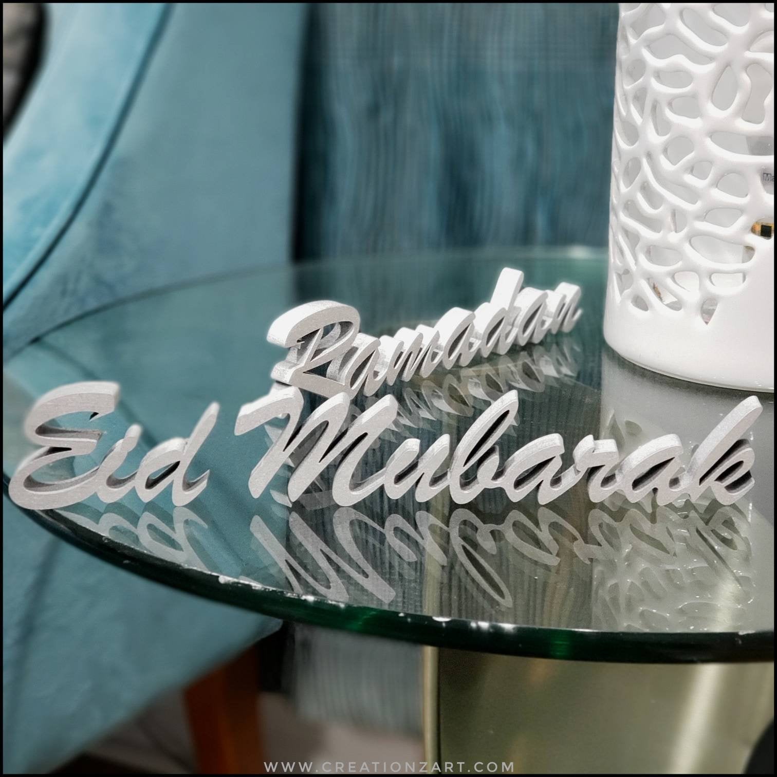 Combo Ramadan/Eid Mubarak Table top art