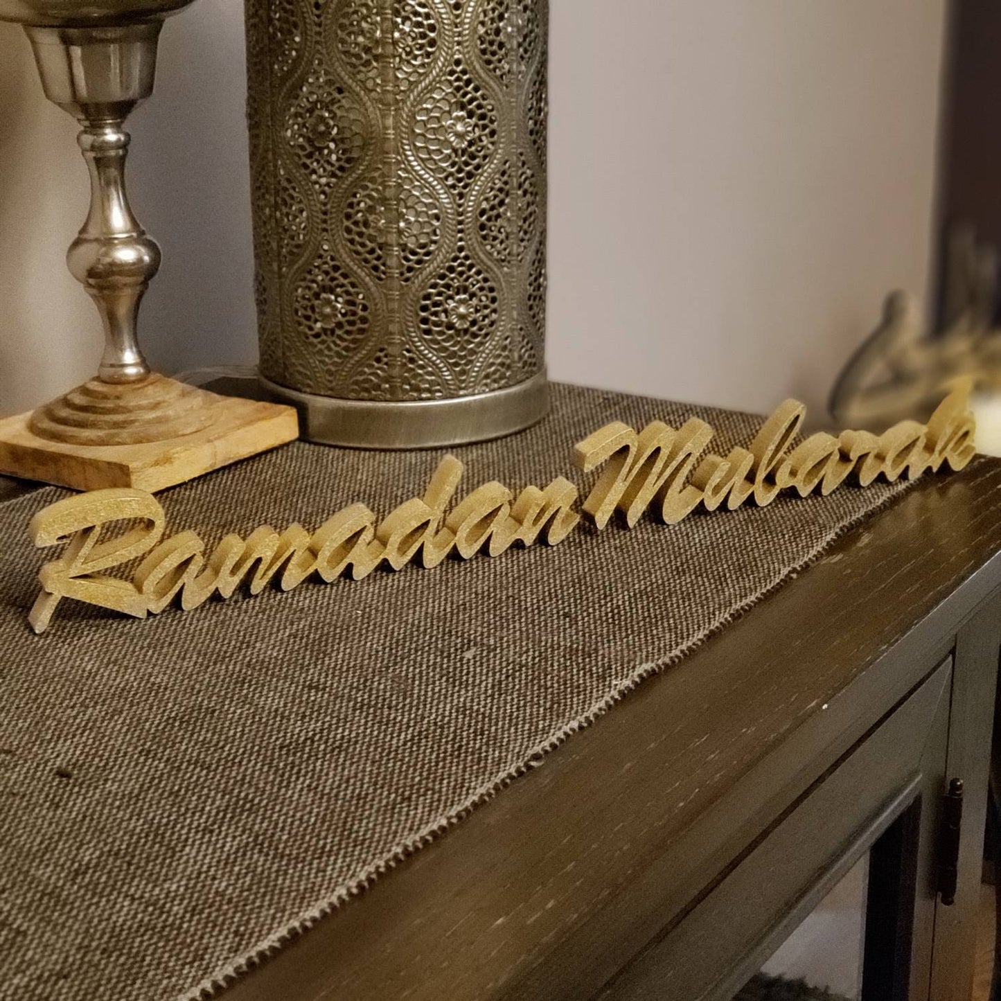 Combo Ramadan/Eid Mubarak Table top art